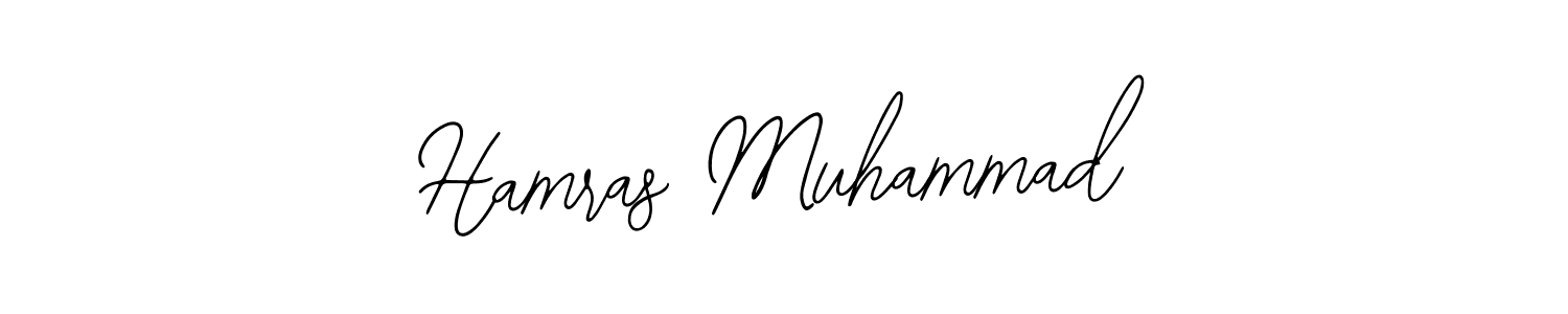 Also You can easily find your signature by using the search form. We will create Hamras Muhammad name handwritten signature images for you free of cost using Bearetta-2O07w sign style. Hamras Muhammad signature style 12 images and pictures png