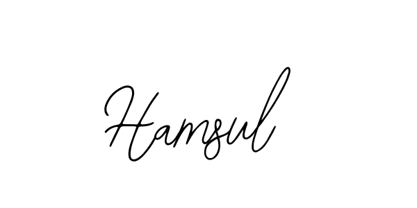 You can use this online signature creator to create a handwritten signature for the name Hamsul. This is the best online autograph maker. Hamsul signature style 12 images and pictures png