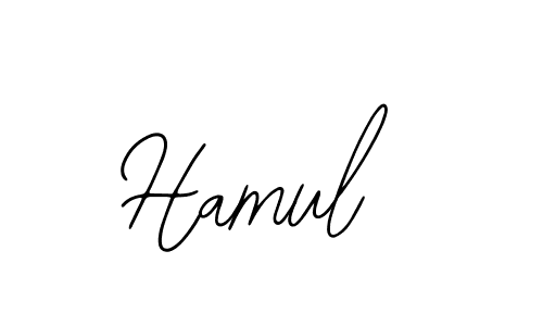 The best way (Bearetta-2O07w) to make a short signature is to pick only two or three words in your name. The name Hamul include a total of six letters. For converting this name. Hamul signature style 12 images and pictures png