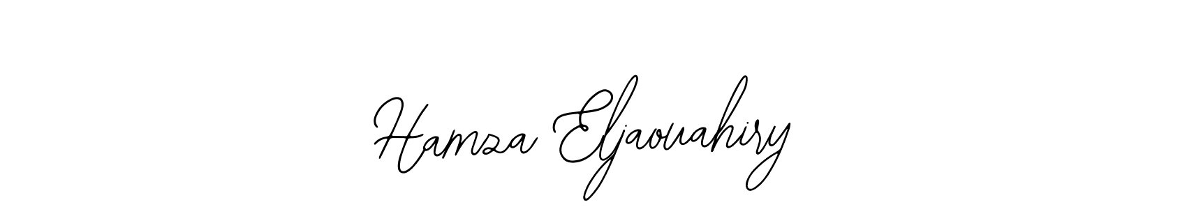 Use a signature maker to create a handwritten signature online. With this signature software, you can design (Bearetta-2O07w) your own signature for name Hamza Eljaouahiry. Hamza Eljaouahiry signature style 12 images and pictures png