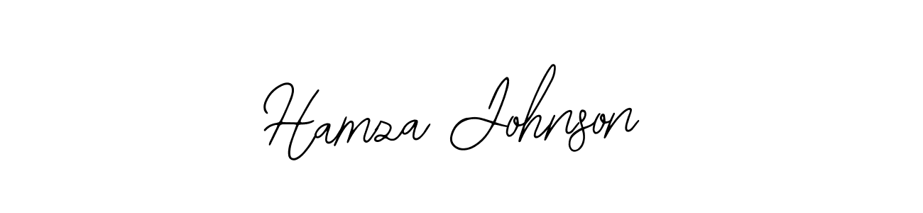 How to make Hamza Johnson signature? Bearetta-2O07w is a professional autograph style. Create handwritten signature for Hamza Johnson name. Hamza Johnson signature style 12 images and pictures png