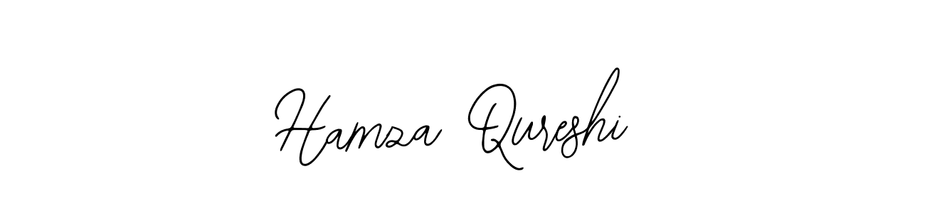 Use a signature maker to create a handwritten signature online. With this signature software, you can design (Bearetta-2O07w) your own signature for name Hamza Qureshi. Hamza Qureshi signature style 12 images and pictures png