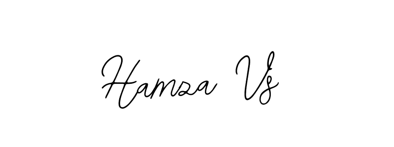 Use a signature maker to create a handwritten signature online. With this signature software, you can design (Bearetta-2O07w) your own signature for name Hamza Vs. Hamza Vs signature style 12 images and pictures png