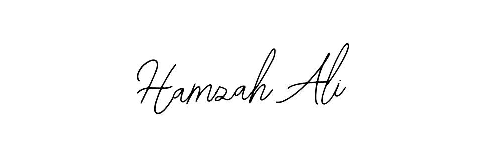 if you are searching for the best signature style for your name Hamzah Ali. so please give up your signature search. here we have designed multiple signature styles  using Bearetta-2O07w. Hamzah Ali signature style 12 images and pictures png