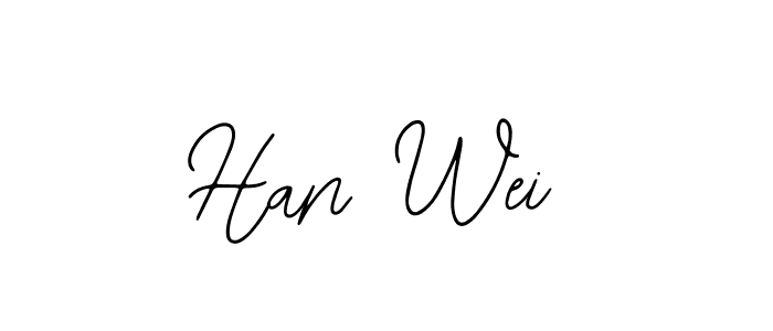 Similarly Bearetta-2O07w is the best handwritten signature design. Signature creator online .You can use it as an online autograph creator for name Han Wei. Han Wei signature style 12 images and pictures png
