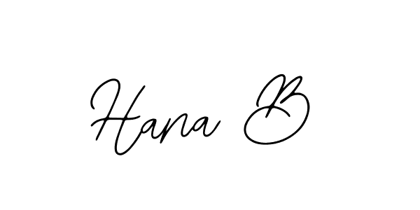 Create a beautiful signature design for name Hana B. With this signature (Bearetta-2O07w) fonts, you can make a handwritten signature for free. Hana B signature style 12 images and pictures png