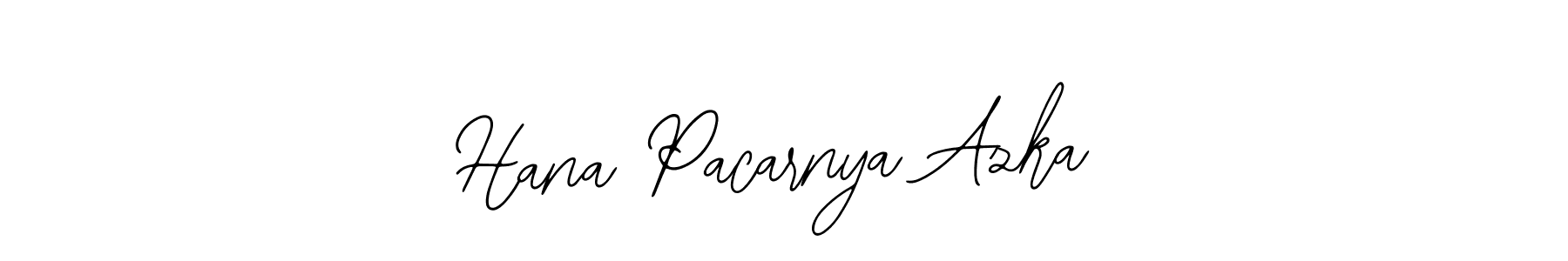 Make a short Hana Pacarnya Azka signature style. Manage your documents anywhere anytime using Bearetta-2O07w. Create and add eSignatures, submit forms, share and send files easily. Hana Pacarnya Azka signature style 12 images and pictures png