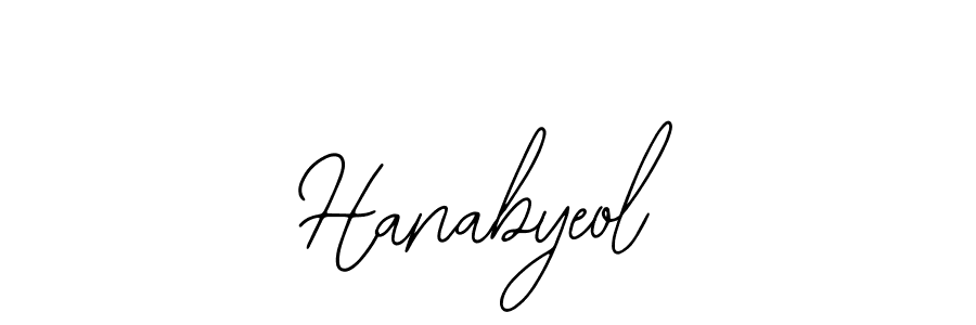 The best way (Bearetta-2O07w) to make a short signature is to pick only two or three words in your name. The name Hanabyeol include a total of six letters. For converting this name. Hanabyeol signature style 12 images and pictures png