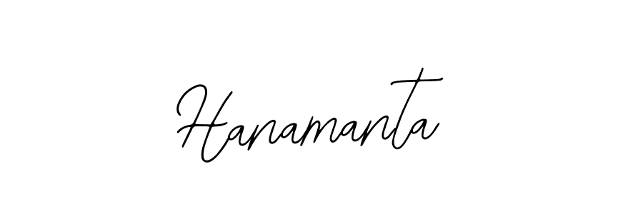 Use a signature maker to create a handwritten signature online. With this signature software, you can design (Bearetta-2O07w) your own signature for name Hanamanta. Hanamanta signature style 12 images and pictures png