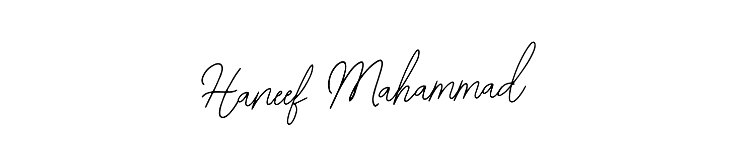 Design your own signature with our free online signature maker. With this signature software, you can create a handwritten (Bearetta-2O07w) signature for name Haneef Mahammad. Haneef Mahammad signature style 12 images and pictures png