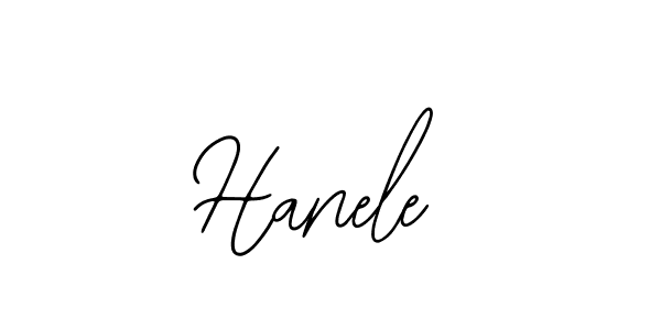 Use a signature maker to create a handwritten signature online. With this signature software, you can design (Bearetta-2O07w) your own signature for name Hanele. Hanele signature style 12 images and pictures png