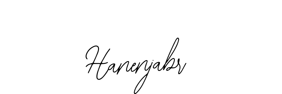 How to make Hanenjabr signature? Bearetta-2O07w is a professional autograph style. Create handwritten signature for Hanenjabr name. Hanenjabr signature style 12 images and pictures png