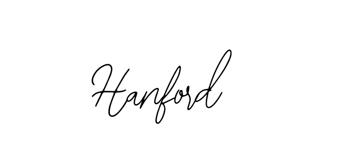 Design your own signature with our free online signature maker. With this signature software, you can create a handwritten (Bearetta-2O07w) signature for name Hanford. Hanford signature style 12 images and pictures png