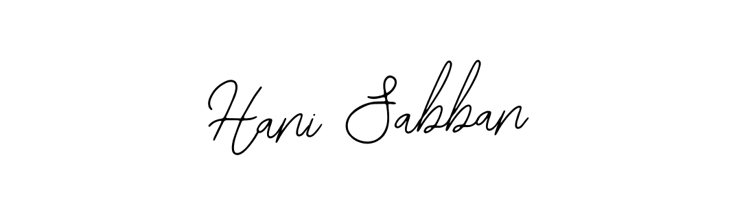 Design your own signature with our free online signature maker. With this signature software, you can create a handwritten (Bearetta-2O07w) signature for name Hani Sabban. Hani Sabban signature style 12 images and pictures png