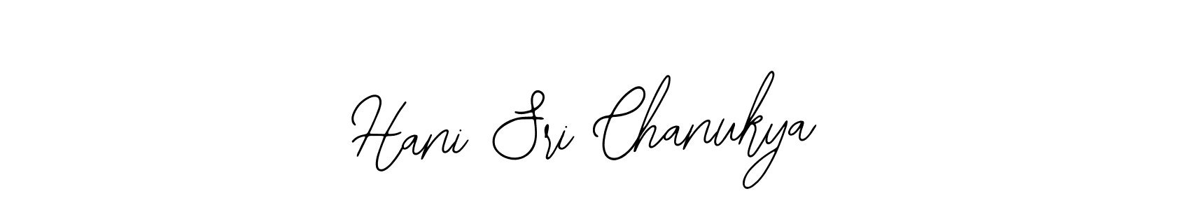 Also You can easily find your signature by using the search form. We will create Hani Sri Chanukya name handwritten signature images for you free of cost using Bearetta-2O07w sign style. Hani Sri Chanukya signature style 12 images and pictures png