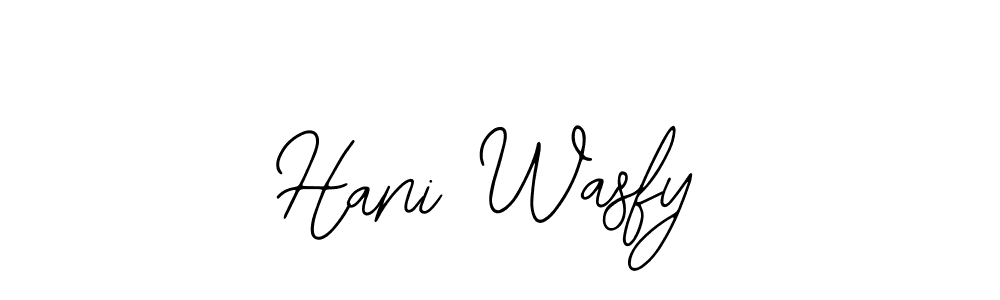 Bearetta-2O07w is a professional signature style that is perfect for those who want to add a touch of class to their signature. It is also a great choice for those who want to make their signature more unique. Get Hani Wasfy name to fancy signature for free. Hani Wasfy signature style 12 images and pictures png