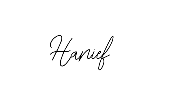 Design your own signature with our free online signature maker. With this signature software, you can create a handwritten (Bearetta-2O07w) signature for name Hanief. Hanief signature style 12 images and pictures png