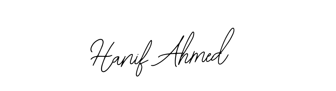 Also we have Hanif Ahmed name is the best signature style. Create professional handwritten signature collection using Bearetta-2O07w autograph style. Hanif Ahmed signature style 12 images and pictures png