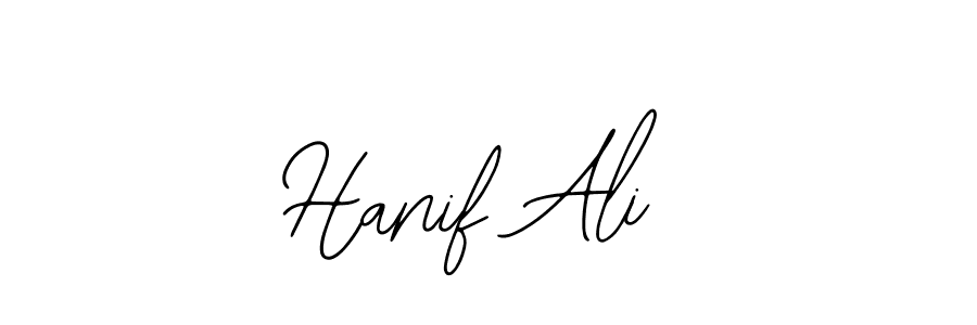 Make a beautiful signature design for name Hanif Ali. Use this online signature maker to create a handwritten signature for free. Hanif Ali signature style 12 images and pictures png