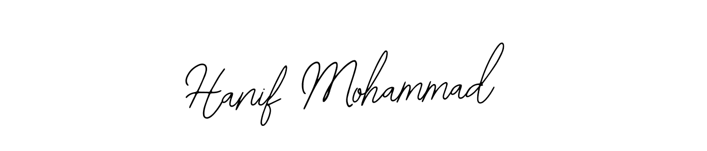 Design your own signature with our free online signature maker. With this signature software, you can create a handwritten (Bearetta-2O07w) signature for name Hanif Mohammad. Hanif Mohammad signature style 12 images and pictures png