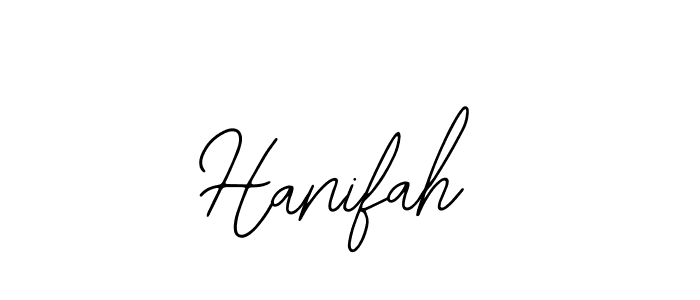 How to make Hanifah signature? Bearetta-2O07w is a professional autograph style. Create handwritten signature for Hanifah name. Hanifah signature style 12 images and pictures png
