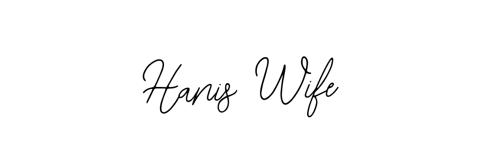 Similarly Bearetta-2O07w is the best handwritten signature design. Signature creator online .You can use it as an online autograph creator for name Hanis Wife. Hanis Wife signature style 12 images and pictures png