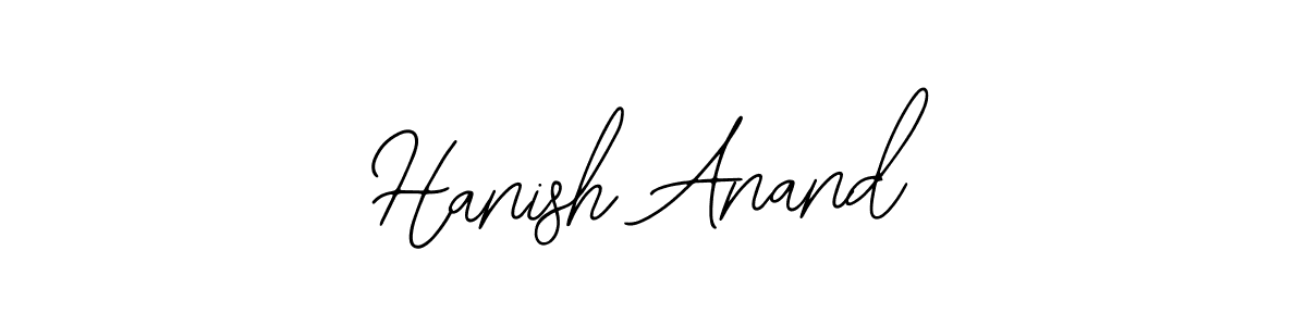 Use a signature maker to create a handwritten signature online. With this signature software, you can design (Bearetta-2O07w) your own signature for name Hanish Anand. Hanish Anand signature style 12 images and pictures png