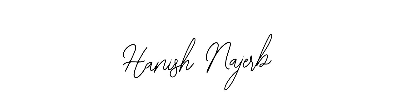 Hanish Najerb stylish signature style. Best Handwritten Sign (Bearetta-2O07w) for my name. Handwritten Signature Collection Ideas for my name Hanish Najerb. Hanish Najerb signature style 12 images and pictures png