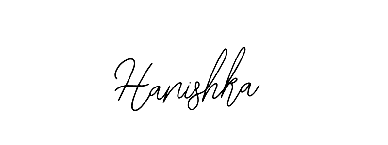 The best way (Bearetta-2O07w) to make a short signature is to pick only two or three words in your name. The name Hanishka include a total of six letters. For converting this name. Hanishka signature style 12 images and pictures png