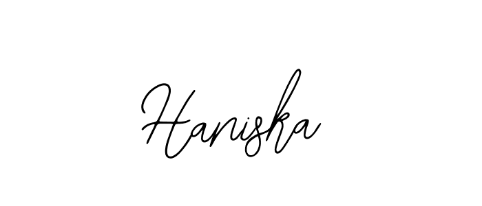 Haniska stylish signature style. Best Handwritten Sign (Bearetta-2O07w) for my name. Handwritten Signature Collection Ideas for my name Haniska. Haniska signature style 12 images and pictures png