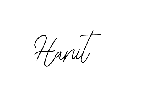 You should practise on your own different ways (Bearetta-2O07w) to write your name (Hanit) in signature. don't let someone else do it for you. Hanit signature style 12 images and pictures png
