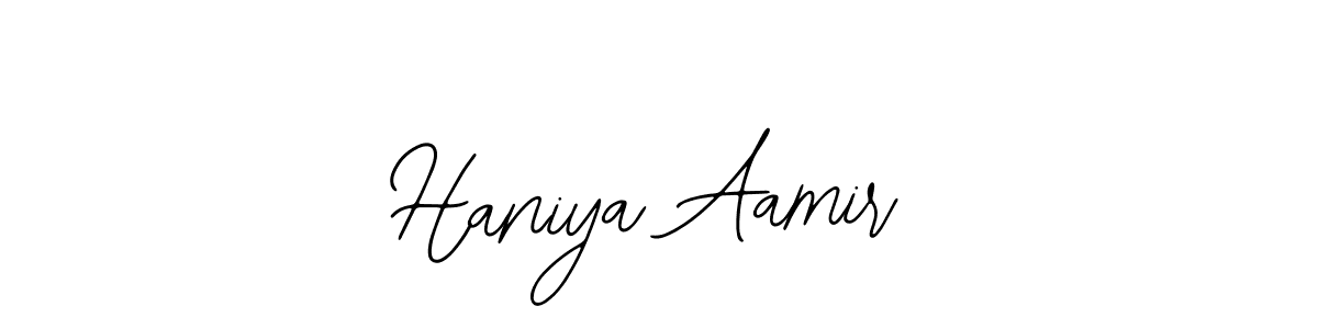 Similarly Bearetta-2O07w is the best handwritten signature design. Signature creator online .You can use it as an online autograph creator for name Haniya Aamir. Haniya Aamir signature style 12 images and pictures png