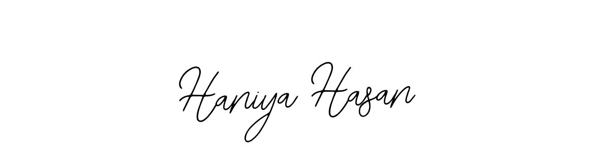 Check out images of Autograph of Haniya Hasan name. Actor Haniya Hasan Signature Style. Bearetta-2O07w is a professional sign style online. Haniya Hasan signature style 12 images and pictures png