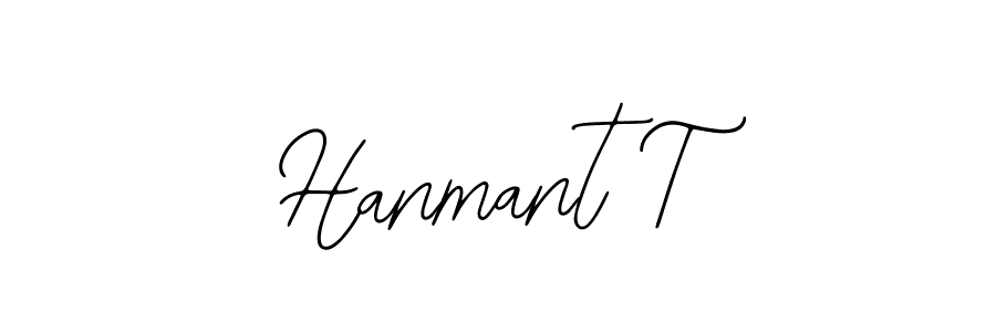 Hanmant T stylish signature style. Best Handwritten Sign (Bearetta-2O07w) for my name. Handwritten Signature Collection Ideas for my name Hanmant T. Hanmant T signature style 12 images and pictures png