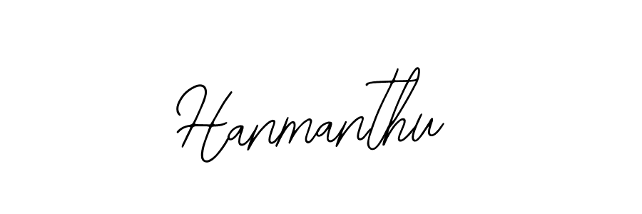 How to make Hanmanthu name signature. Use Bearetta-2O07w style for creating short signs online. This is the latest handwritten sign. Hanmanthu signature style 12 images and pictures png