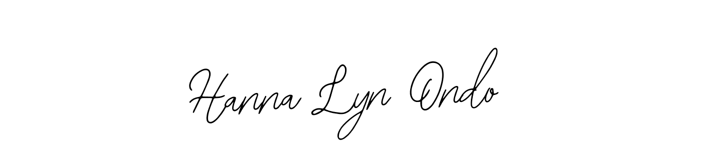 Make a beautiful signature design for name Hanna Lyn Ondo. With this signature (Bearetta-2O07w) style, you can create a handwritten signature for free. Hanna Lyn Ondo signature style 12 images and pictures png