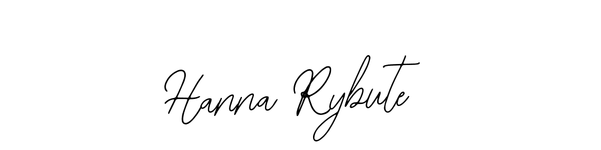 How to make Hanna Rybute signature? Bearetta-2O07w is a professional autograph style. Create handwritten signature for Hanna Rybute name. Hanna Rybute signature style 12 images and pictures png