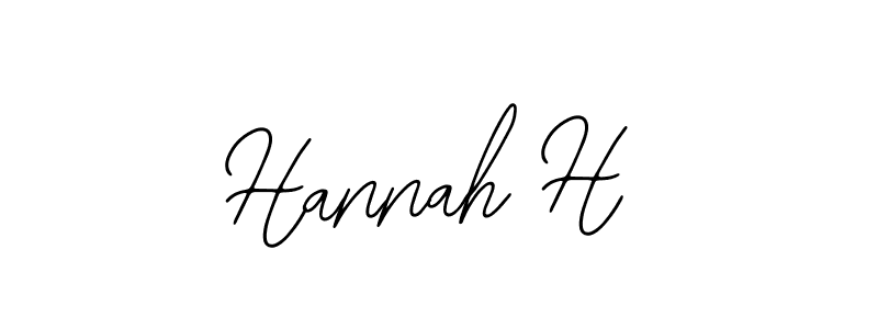 Bearetta-2O07w is a professional signature style that is perfect for those who want to add a touch of class to their signature. It is also a great choice for those who want to make their signature more unique. Get Hannah H name to fancy signature for free. Hannah H signature style 12 images and pictures png