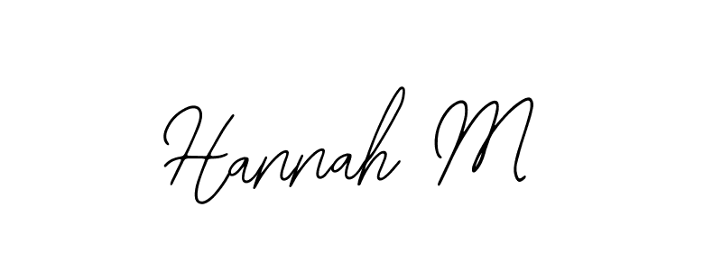 Make a beautiful signature design for name Hannah M. Use this online signature maker to create a handwritten signature for free. Hannah M signature style 12 images and pictures png