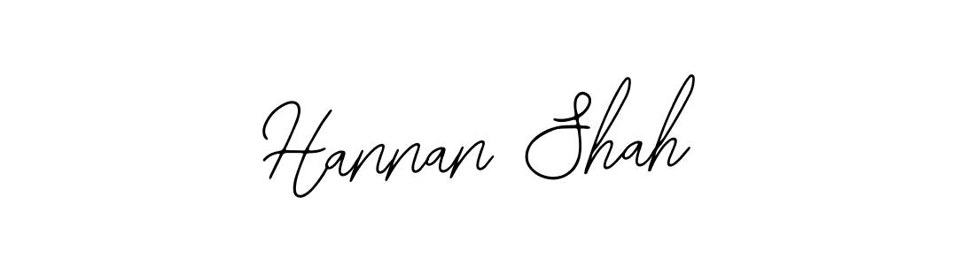 Use a signature maker to create a handwritten signature online. With this signature software, you can design (Bearetta-2O07w) your own signature for name Hannan Shah. Hannan Shah signature style 12 images and pictures png