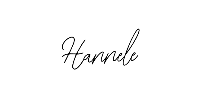 Design your own signature with our free online signature maker. With this signature software, you can create a handwritten (Bearetta-2O07w) signature for name Hannele. Hannele signature style 12 images and pictures png