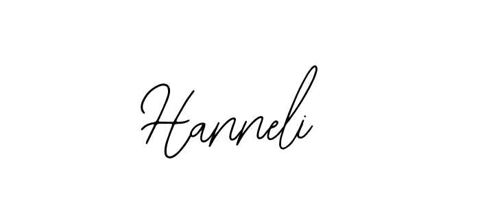 You should practise on your own different ways (Bearetta-2O07w) to write your name (Hanneli) in signature. don't let someone else do it for you. Hanneli signature style 12 images and pictures png