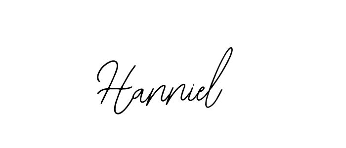 Hanniel stylish signature style. Best Handwritten Sign (Bearetta-2O07w) for my name. Handwritten Signature Collection Ideas for my name Hanniel. Hanniel signature style 12 images and pictures png