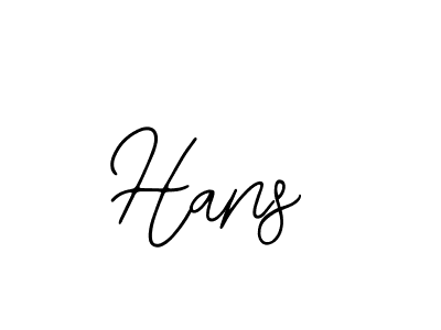 You should practise on your own different ways (Bearetta-2O07w) to write your name (Hans) in signature. don't let someone else do it for you. Hans signature style 12 images and pictures png