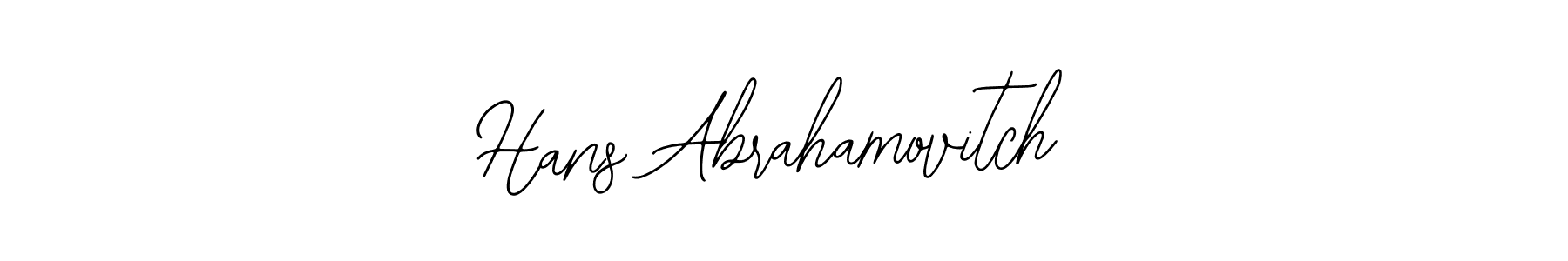 Also we have Hans Abrahamovitch name is the best signature style. Create professional handwritten signature collection using Bearetta-2O07w autograph style. Hans Abrahamovitch signature style 12 images and pictures png