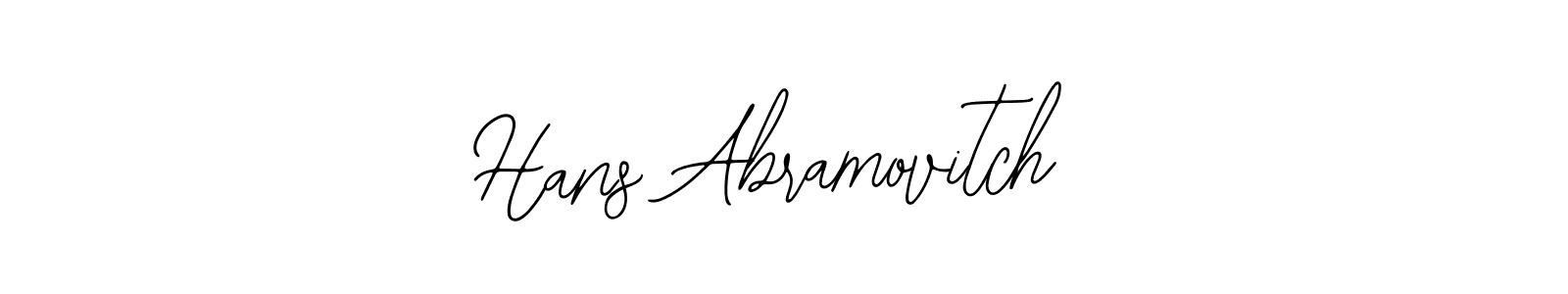 Also You can easily find your signature by using the search form. We will create Hans Abramovitch name handwritten signature images for you free of cost using Bearetta-2O07w sign style. Hans Abramovitch signature style 12 images and pictures png