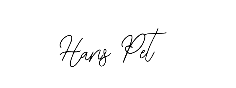 Also we have Hans Pet name is the best signature style. Create professional handwritten signature collection using Bearetta-2O07w autograph style. Hans Pet signature style 12 images and pictures png