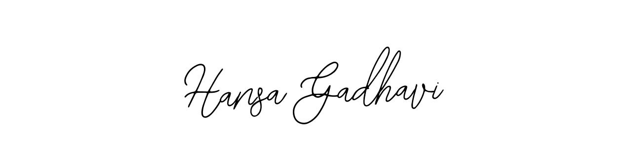 You should practise on your own different ways (Bearetta-2O07w) to write your name (Hansa Gadhavi) in signature. don't let someone else do it for you. Hansa Gadhavi signature style 12 images and pictures png