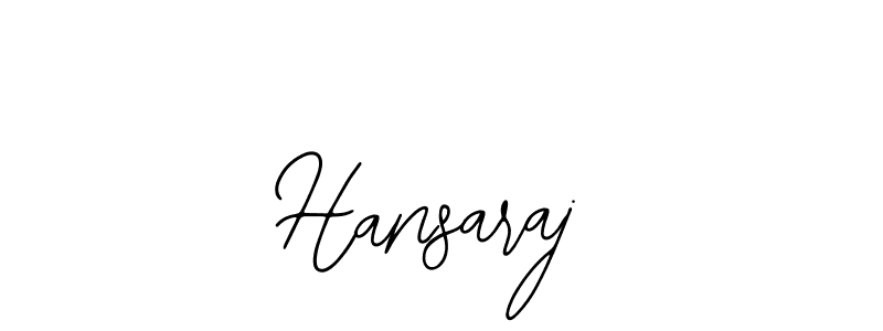 Design your own signature with our free online signature maker. With this signature software, you can create a handwritten (Bearetta-2O07w) signature for name Hansaraj. Hansaraj signature style 12 images and pictures png