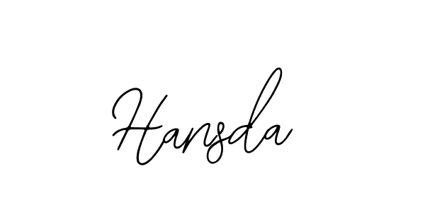 Design your own signature with our free online signature maker. With this signature software, you can create a handwritten (Bearetta-2O07w) signature for name Hansda. Hansda signature style 12 images and pictures png